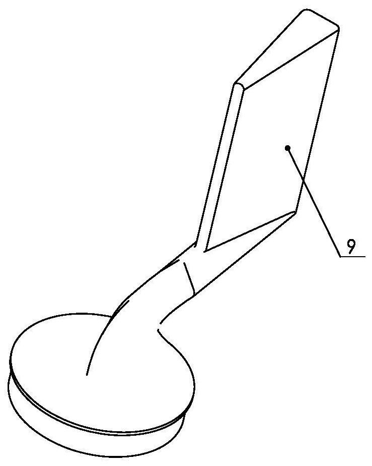 Attack angle sensor weather vane angle measuring device and method