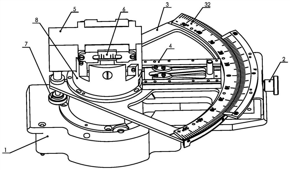 Attack angle sensor weather vane angle measuring device and method