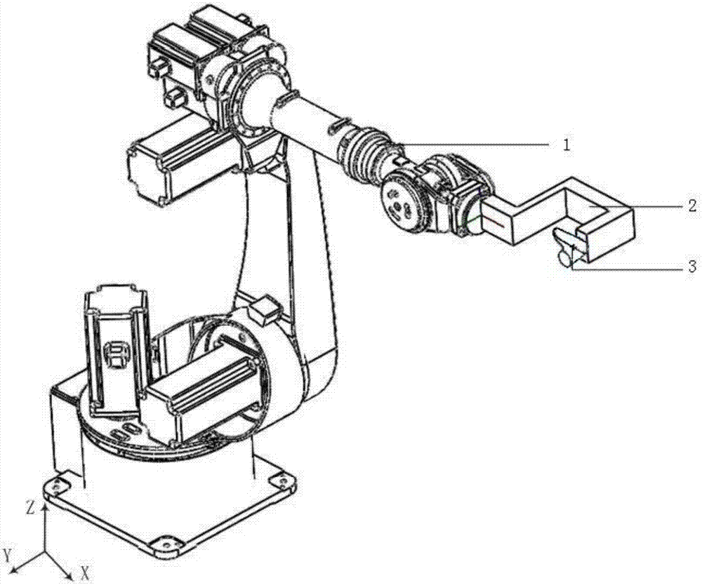 Offline programming based planning method for polishing track of workpiece clamped by robot