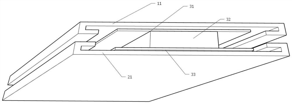 Assembly type prefabricated plate splicing seam connecting assembly and joint structure thereof