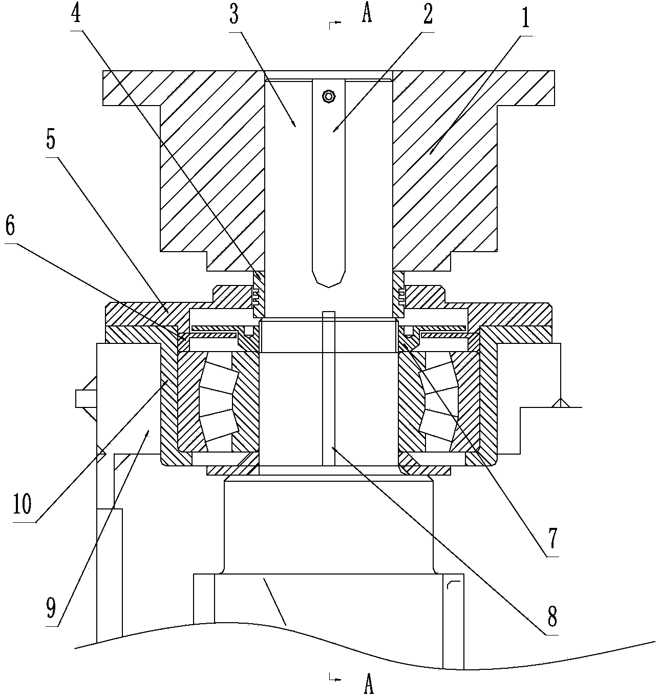 Non-contact seal device for high-speed shaft of gear speed reducer