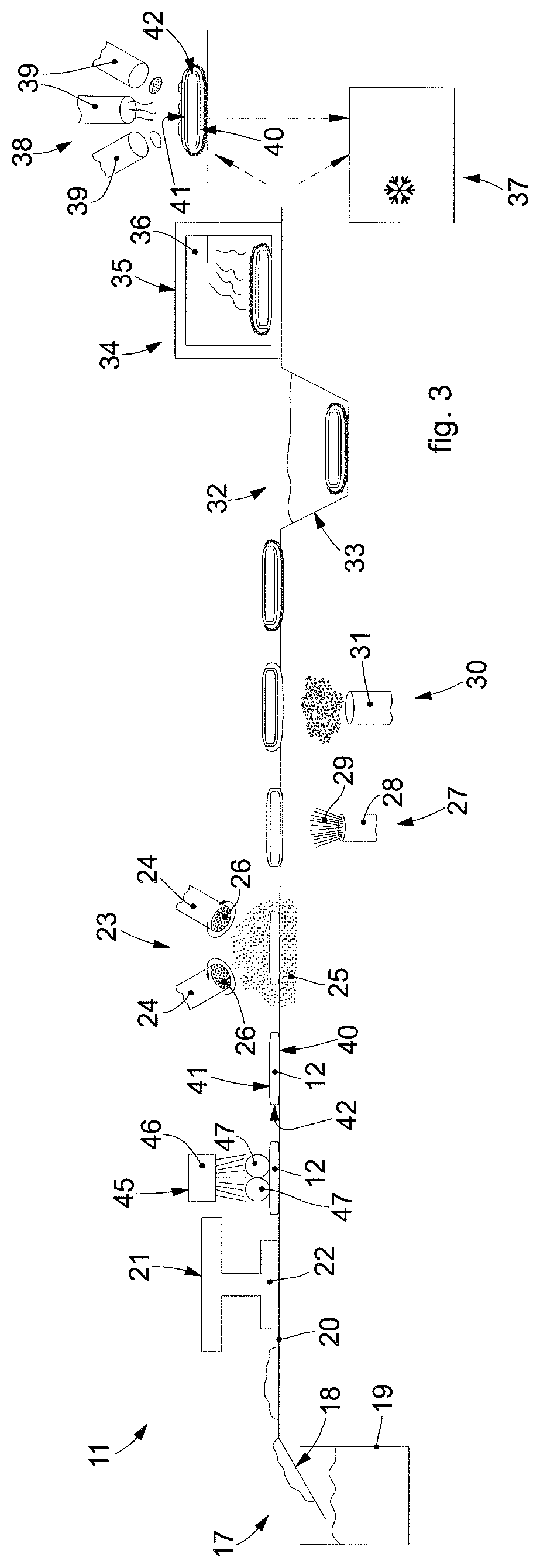 System for making a food product having a meat-based layer