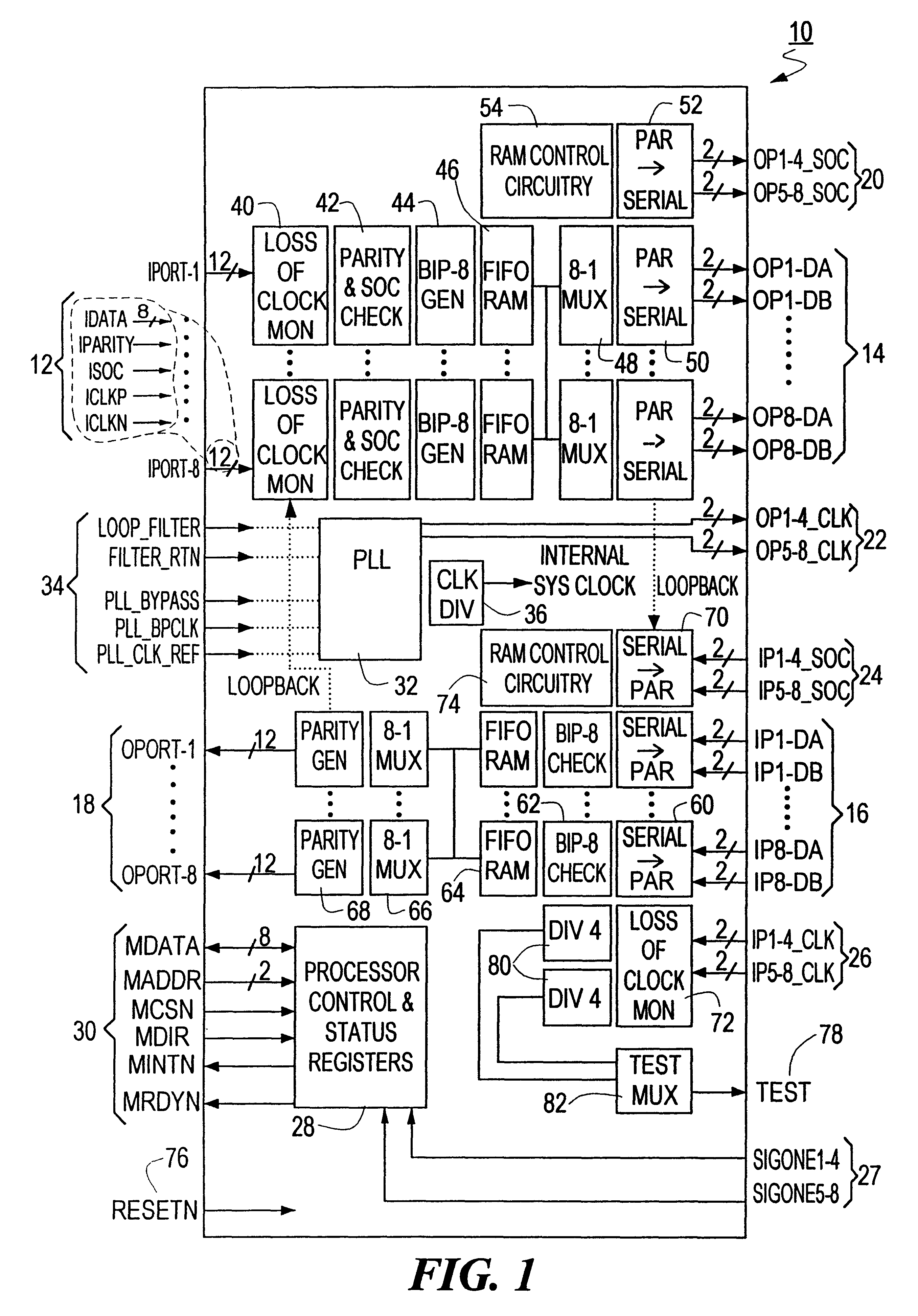 Cell combination to utilize available switch bandwidth