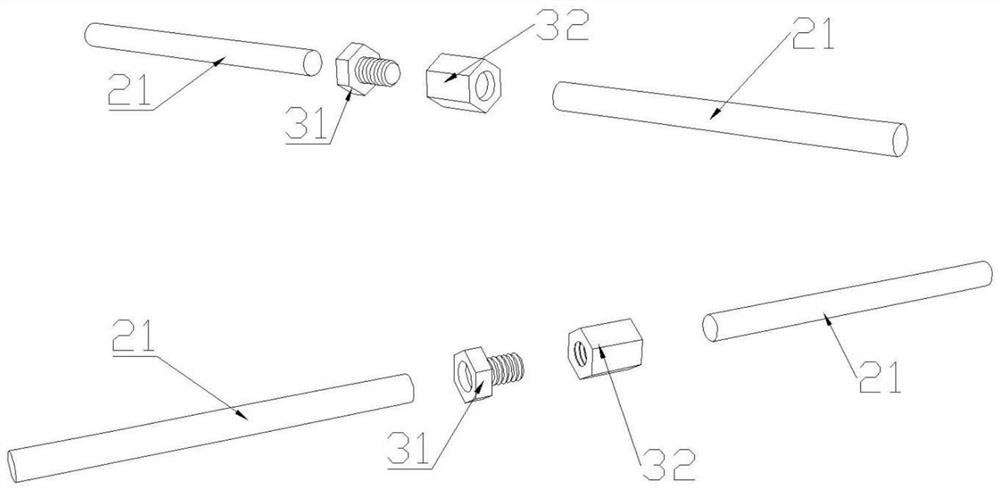 Steel bar truss structure resisting downwarping through upper chord jacking device and application of steel bar truss structure