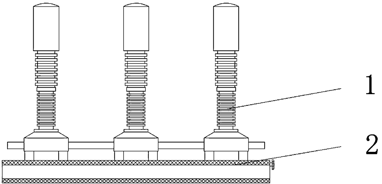 An oil circuit breaker applied to a 10KV distribution line