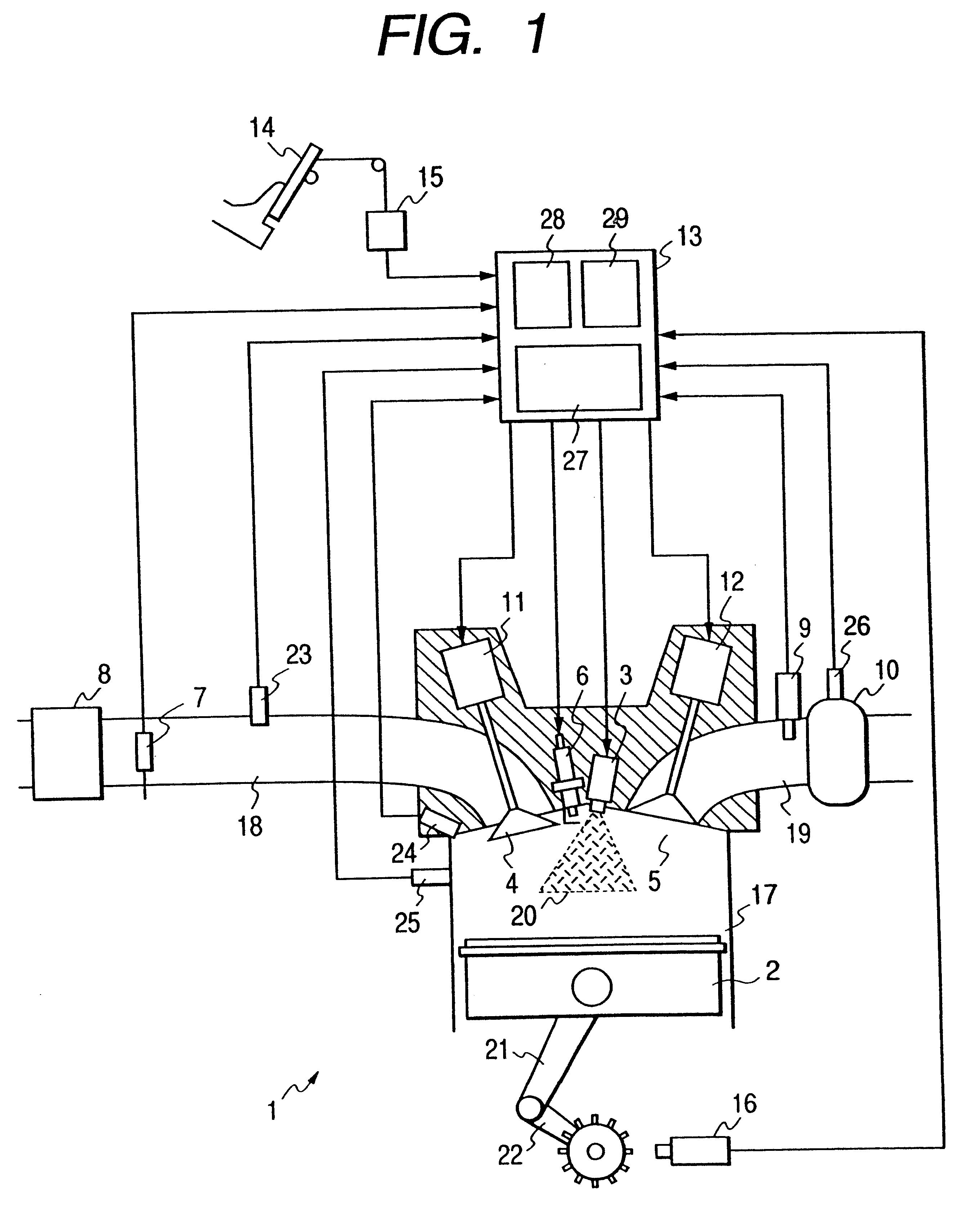 Internal combustion engine control system