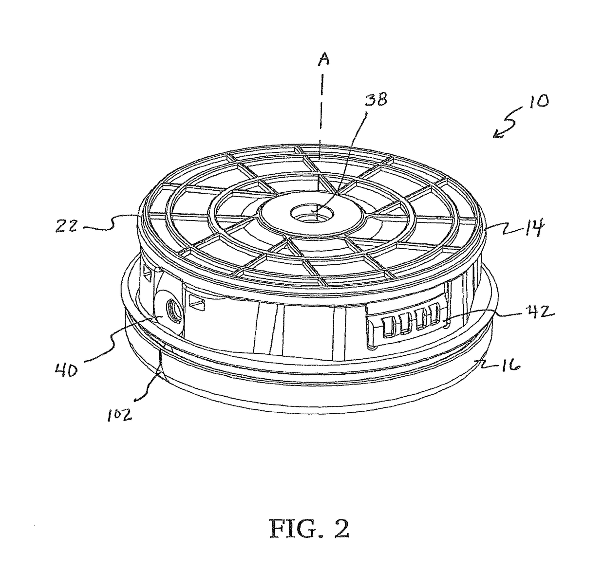 Universally adaptable, easy to load trimmer head with free rotating bump knob