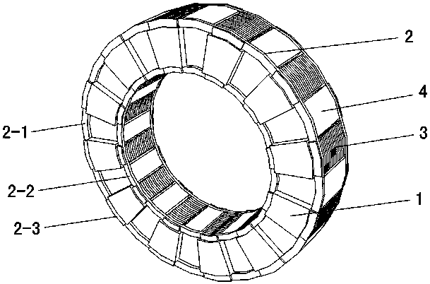 Magnetic gear structure capable of improving production efficiency