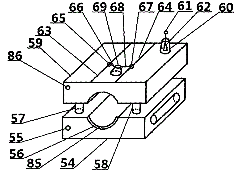 Leg bone fracture detecting device