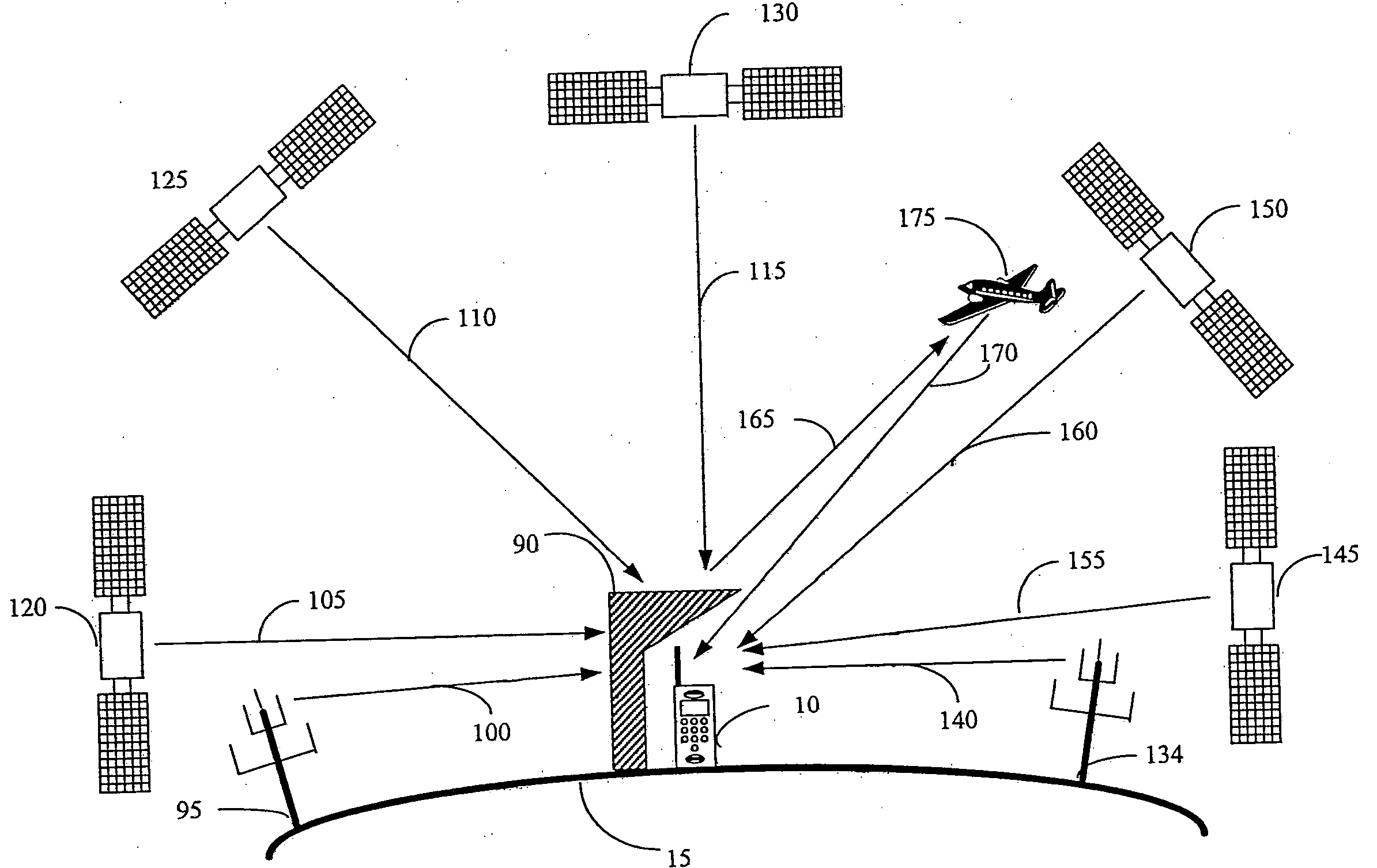 Cancellation system and method for a wireless positioning system