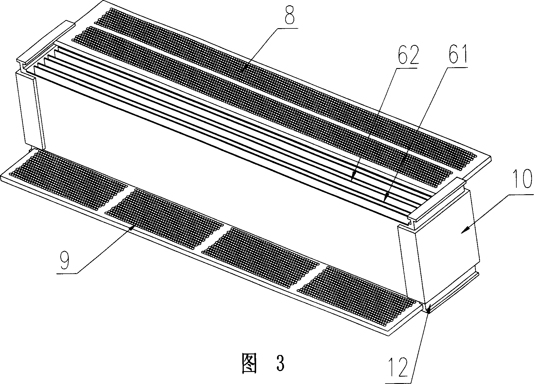 Central air condition with air purifier at its end part