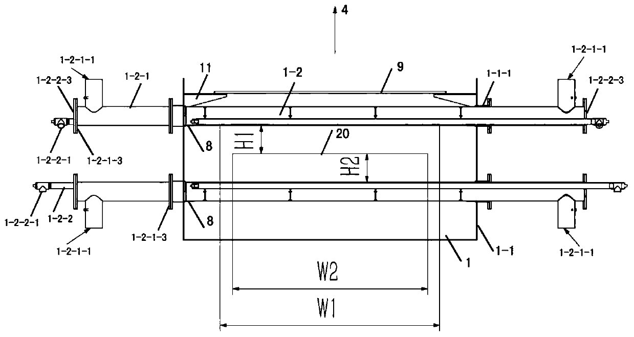 Air-water mist cooling system for continuous annealing of strip and control method