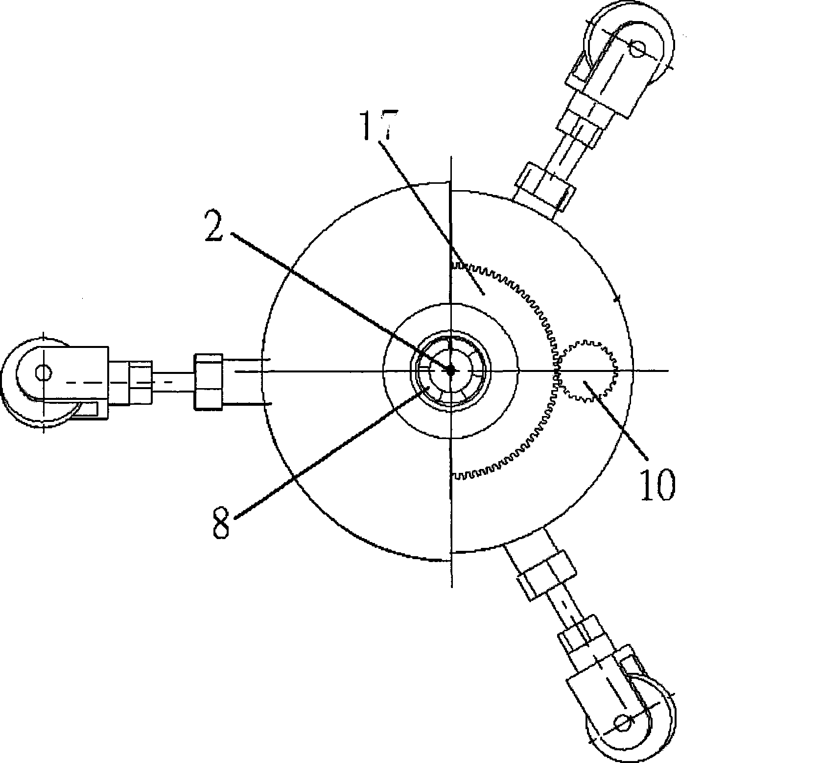 Pipe walking robot and control method thereof