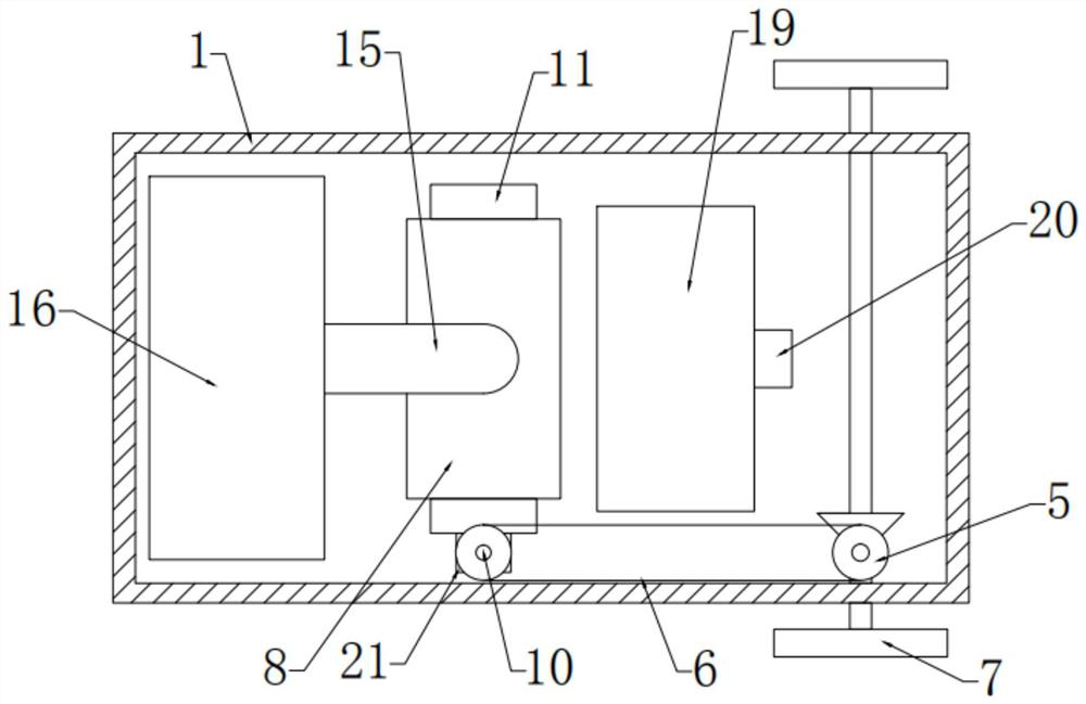 A pavement engraving machine