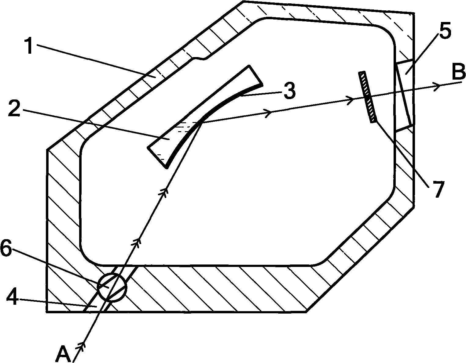 X-ray optical splitter and mineral composition analyzer