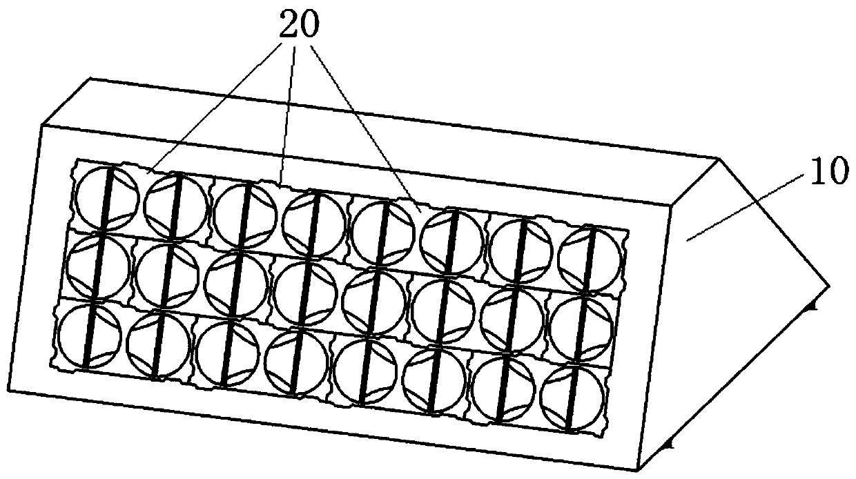 Volute type ecological wave dissipation structure