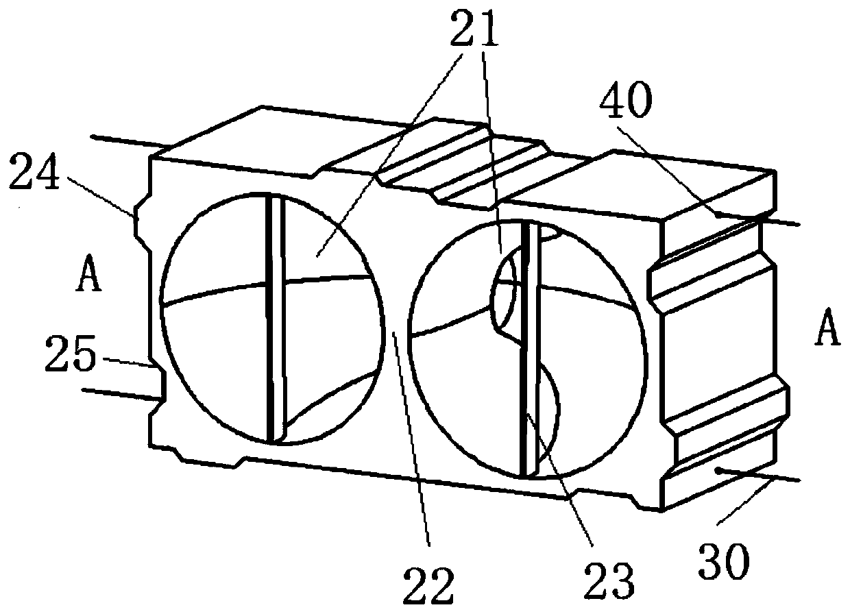 Volute type ecological wave dissipation structure