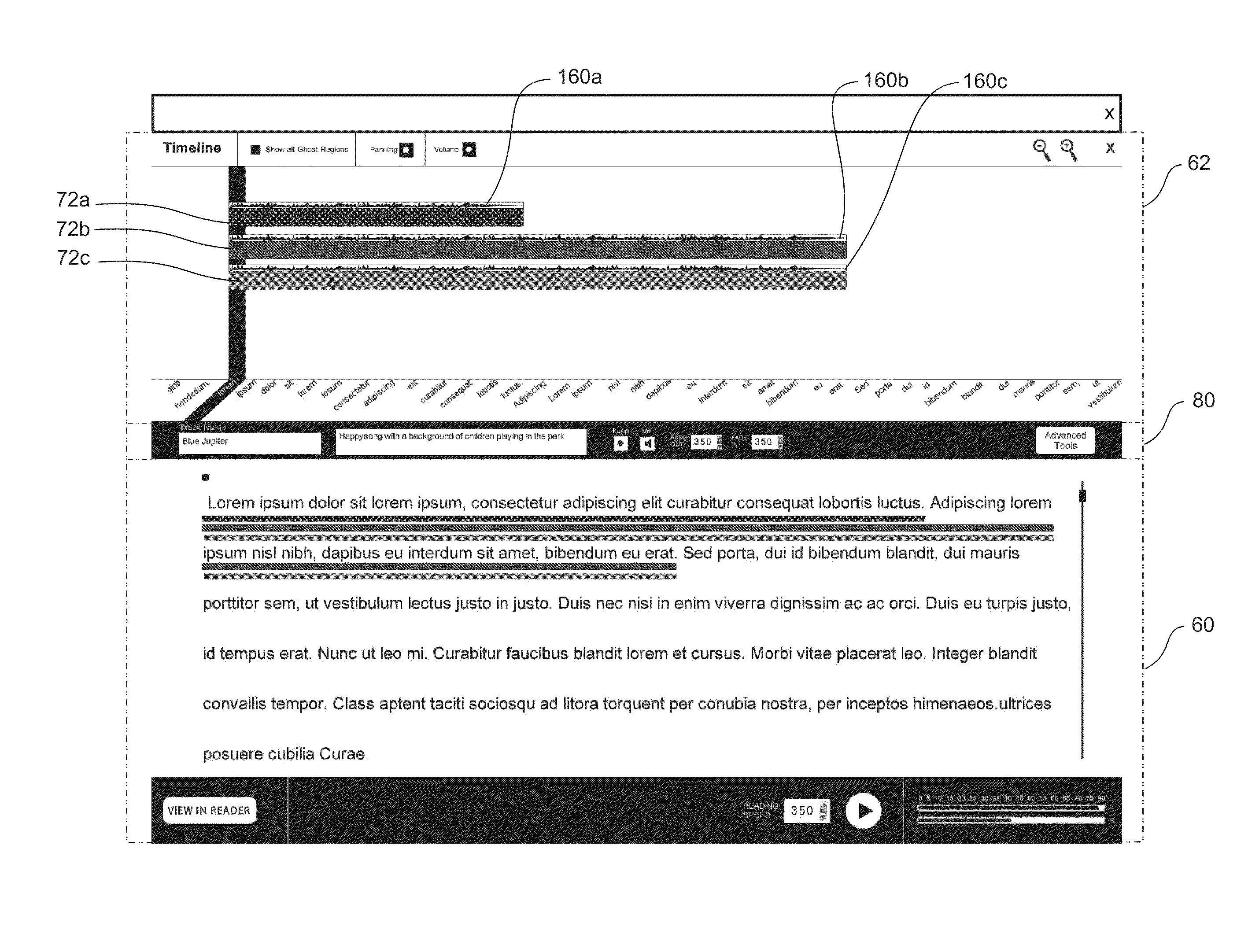 Creation system for producing synchronised soundtracks for electronic media content