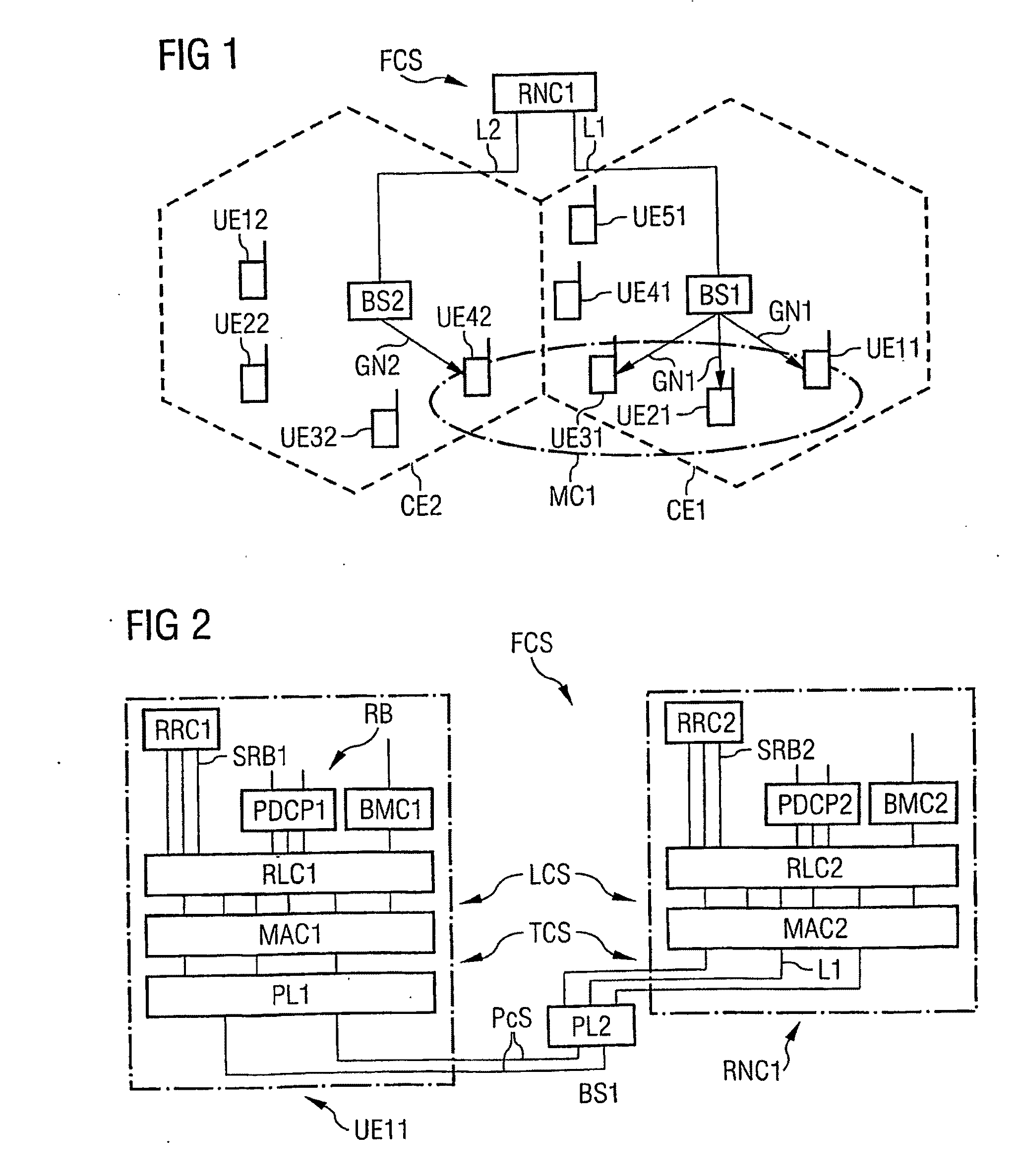 Method, Subscriber Device and Radio Communication System for Transmitting User Data Messages