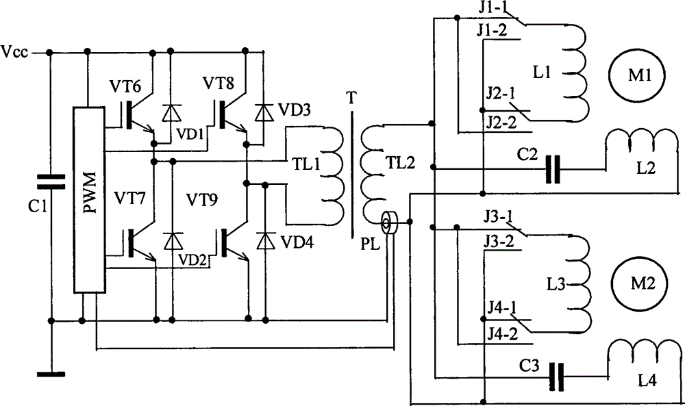 Solar infrared sunlight double-control single-phase micro motor double-rail bilaterally-opened curtain