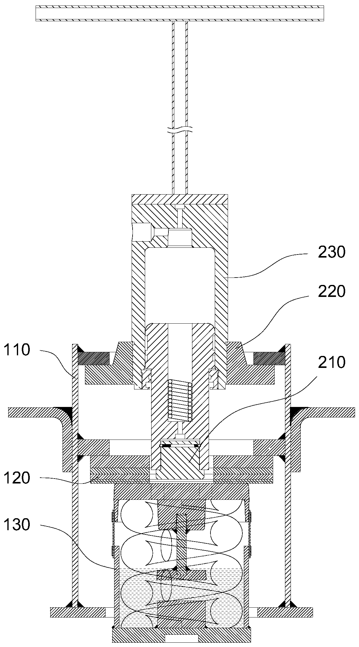 Floating ballast bed and jacking device thereof