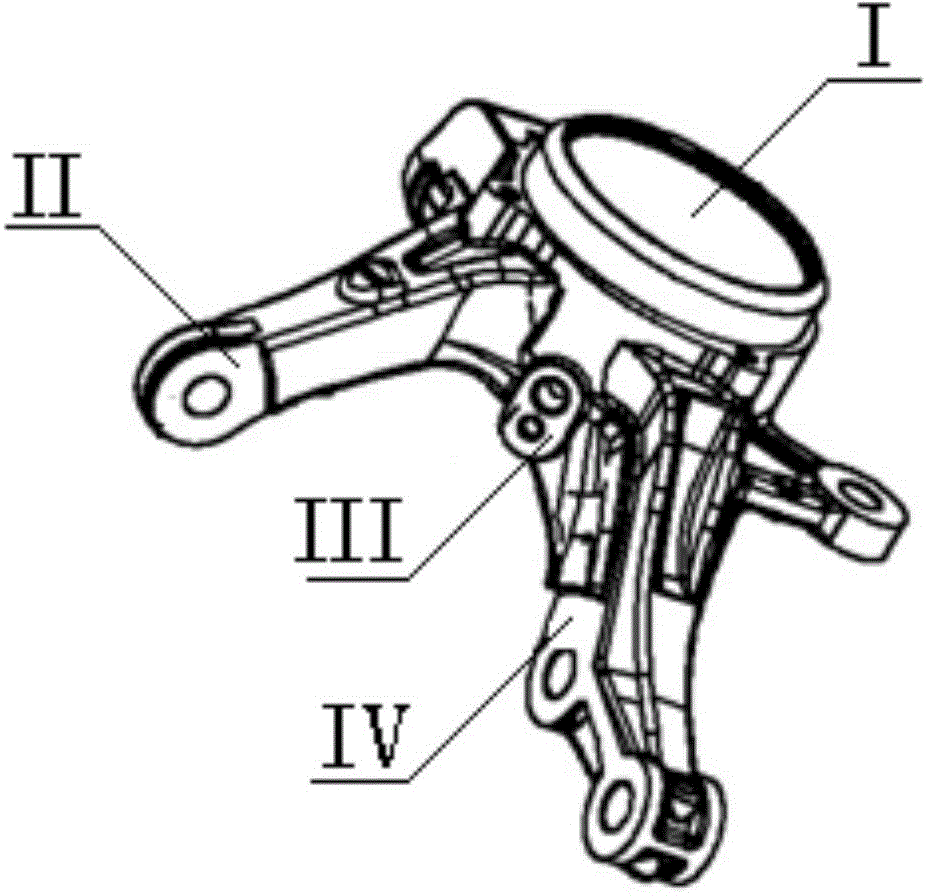 A special fixture for testing the surface roughness of steering knuckle