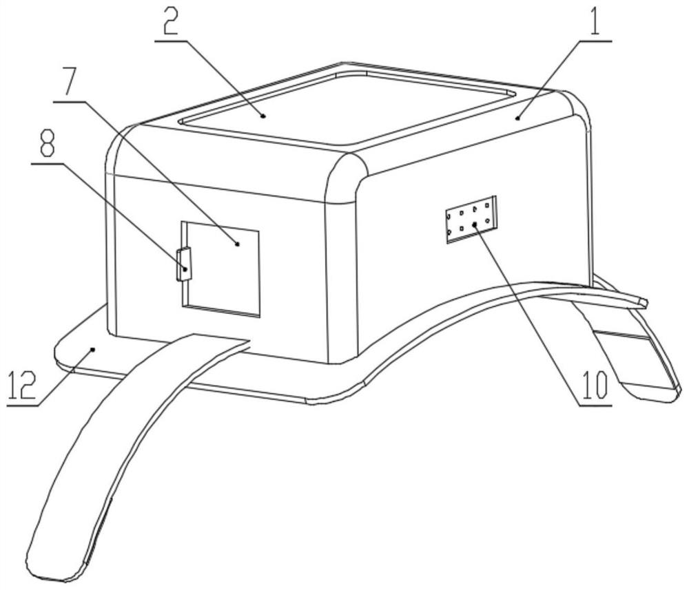 Sterile abdominal wound covering observation instrument