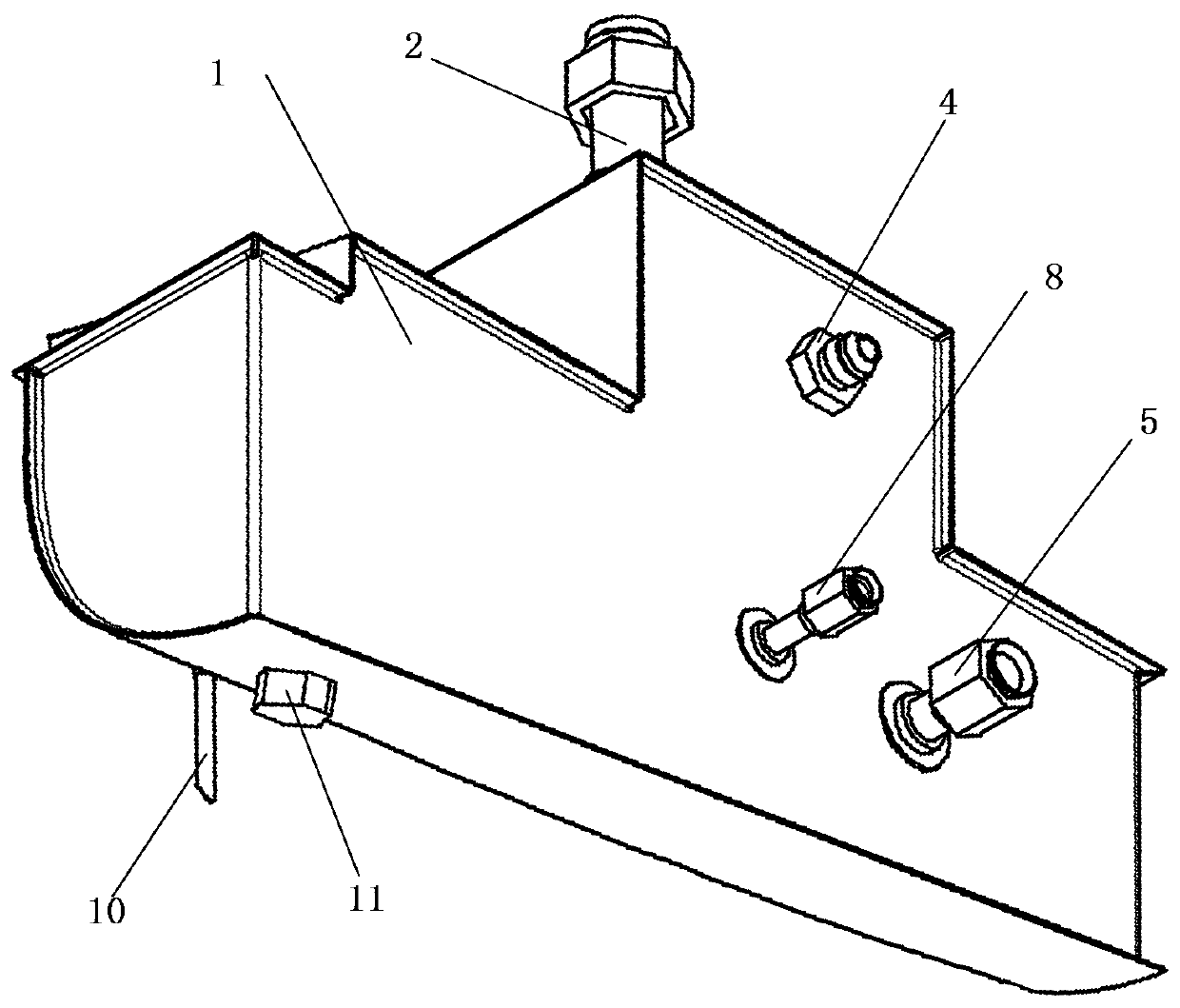 Transfer device for airplane lubricating oil system