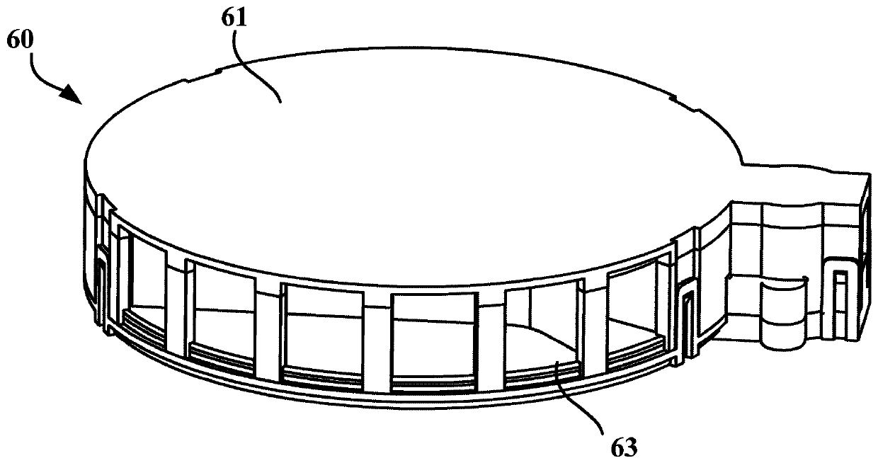 Refrigerating-freezing device and air path distributor thereof