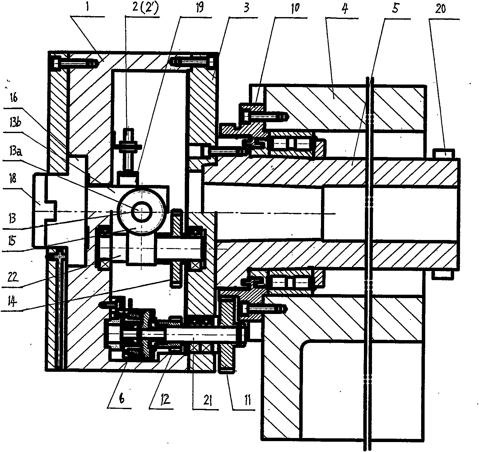 Mechanical flat rotating disk