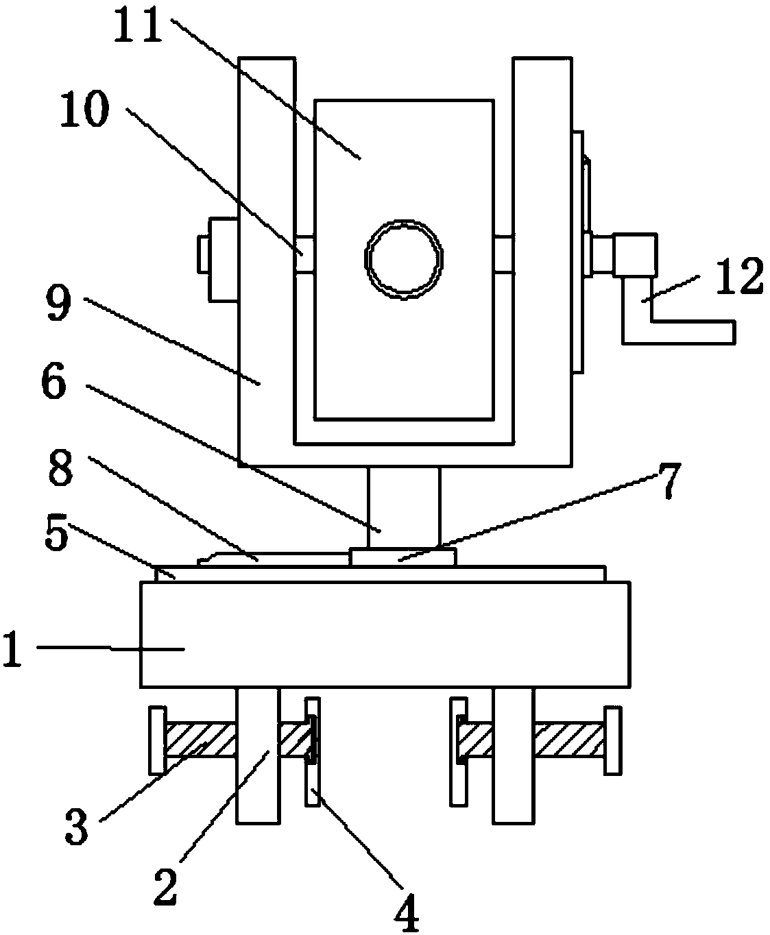 Construction engineering multi-angle mapping instrument based on Rotating shaft