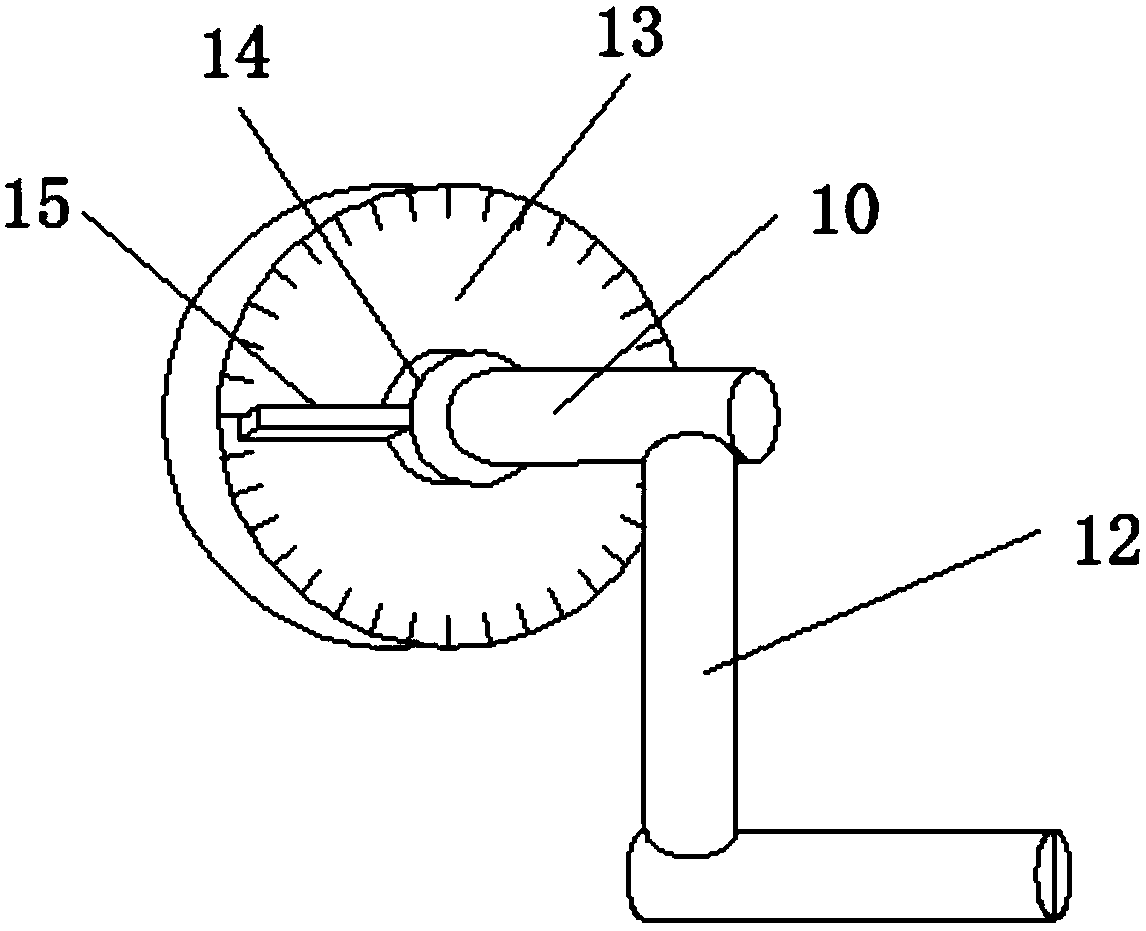 Construction engineering multi-angle mapping instrument based on Rotating shaft