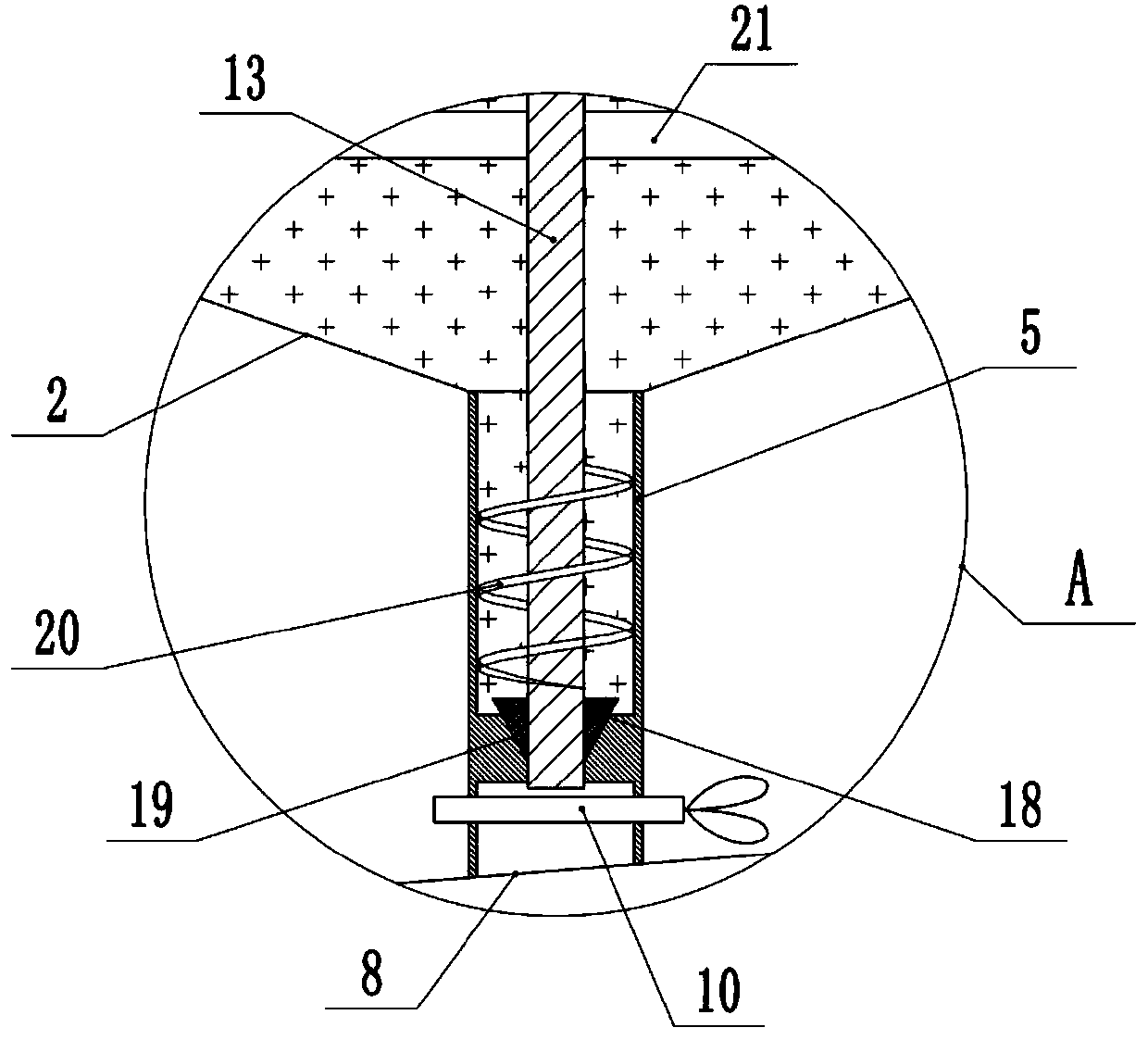 Automatic liquid material metering machine