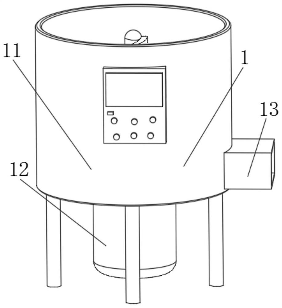 Anti-nodule wheat pesticide mixing device