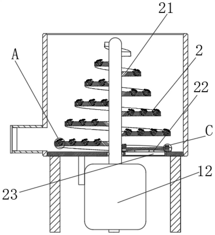 Anti-nodule wheat pesticide mixing device