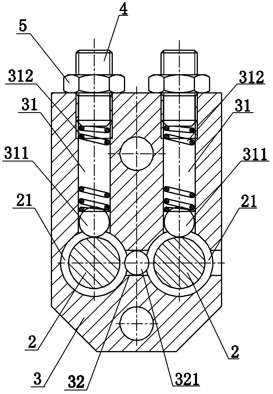 Self-locking and interlocking mechanism for shifting fork shafts of gearbox