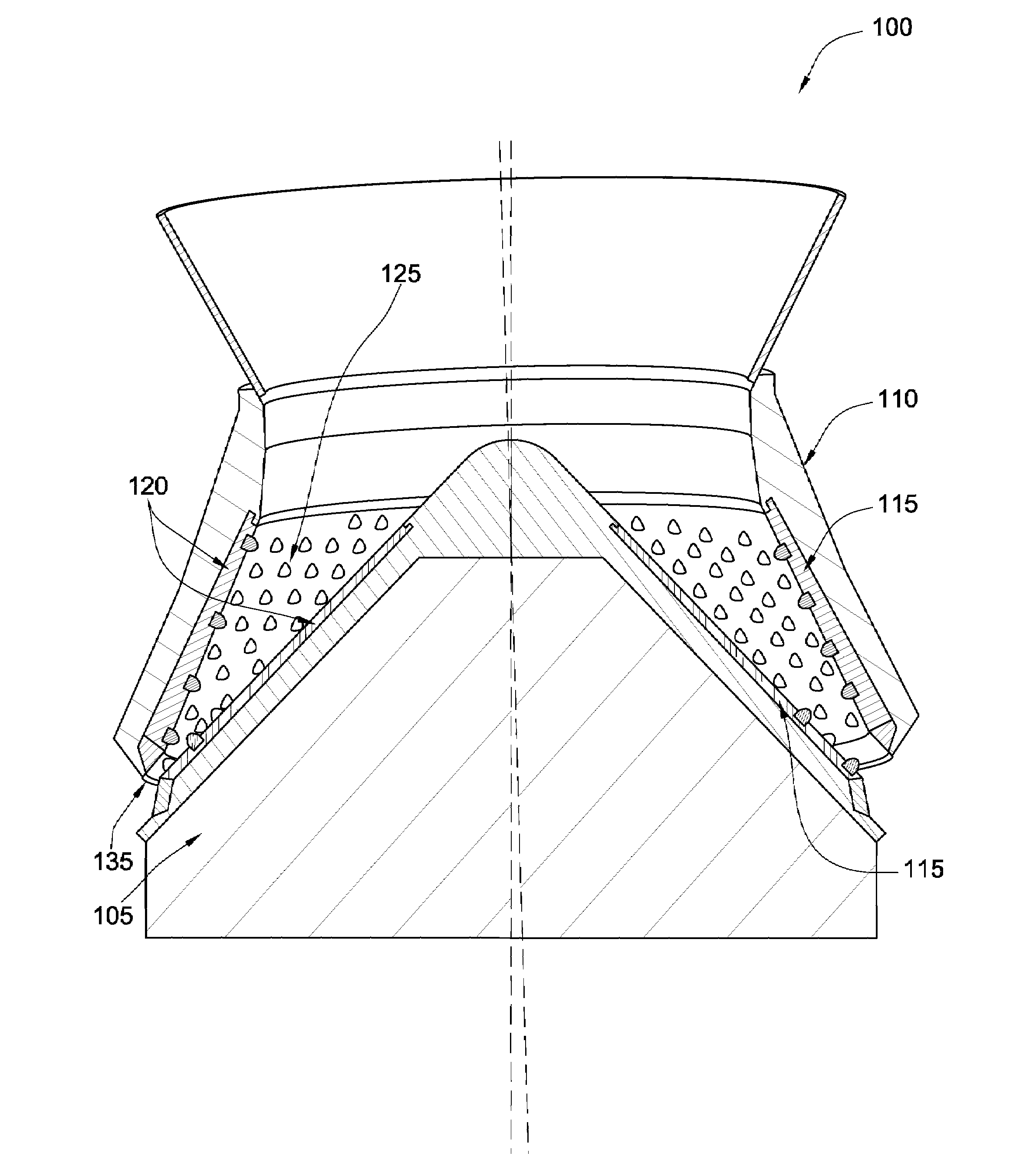 Replaceable Segmented Wear Liner