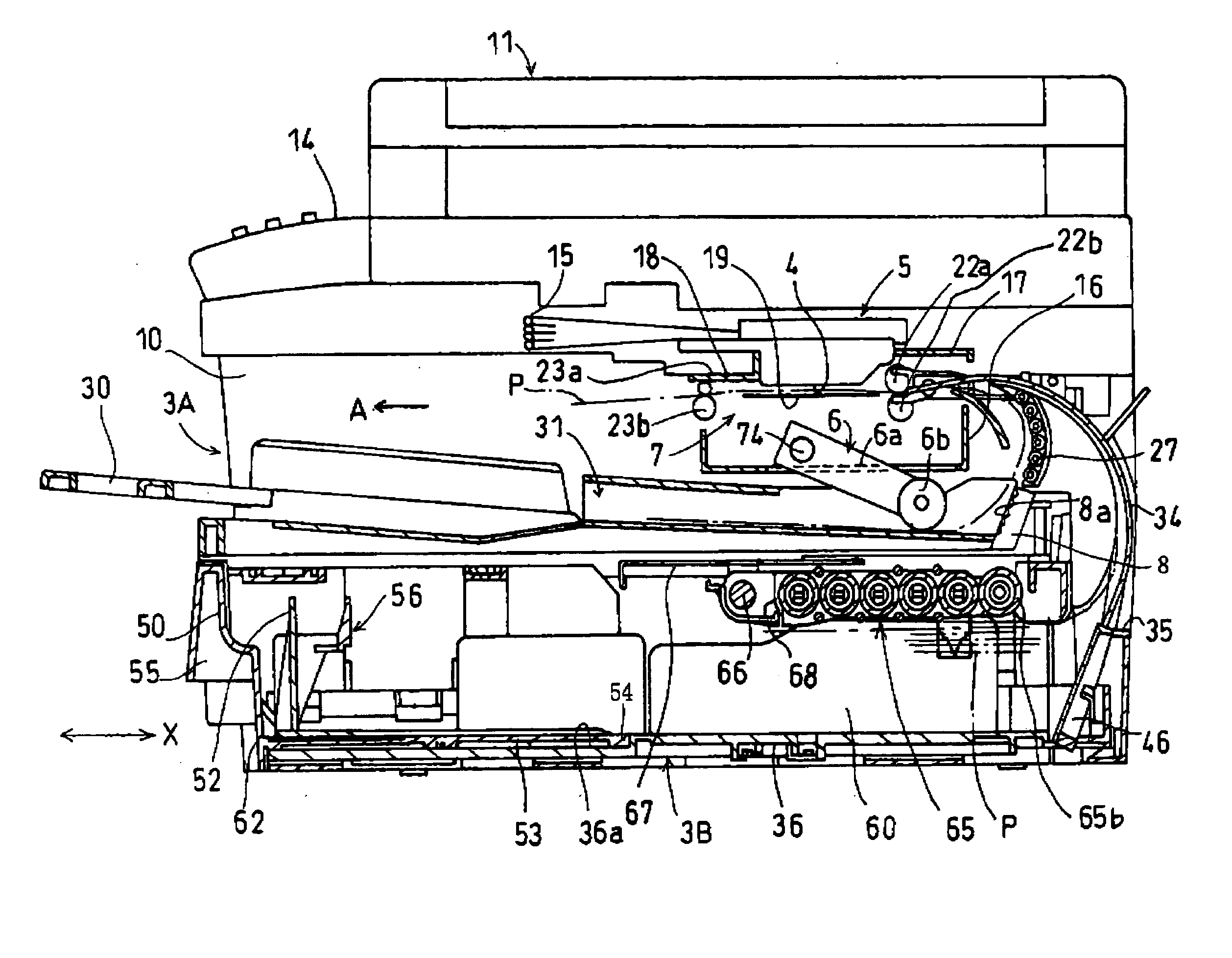 Image-recording apparatus, and recording-medium supply device