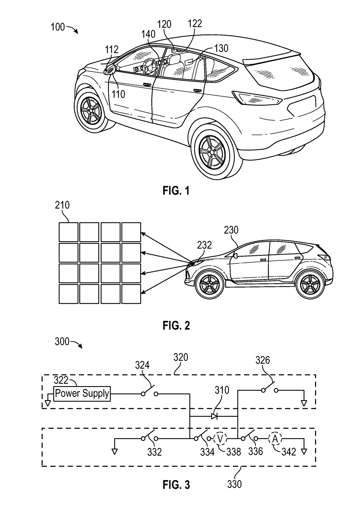 Controlling dimming of mirrors or displays using dual-function lighting