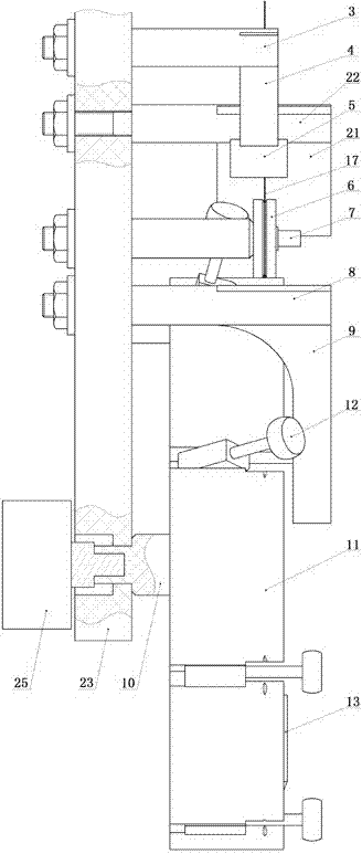 Device for preparing nanometer metal powder by continuous wire electric explosion