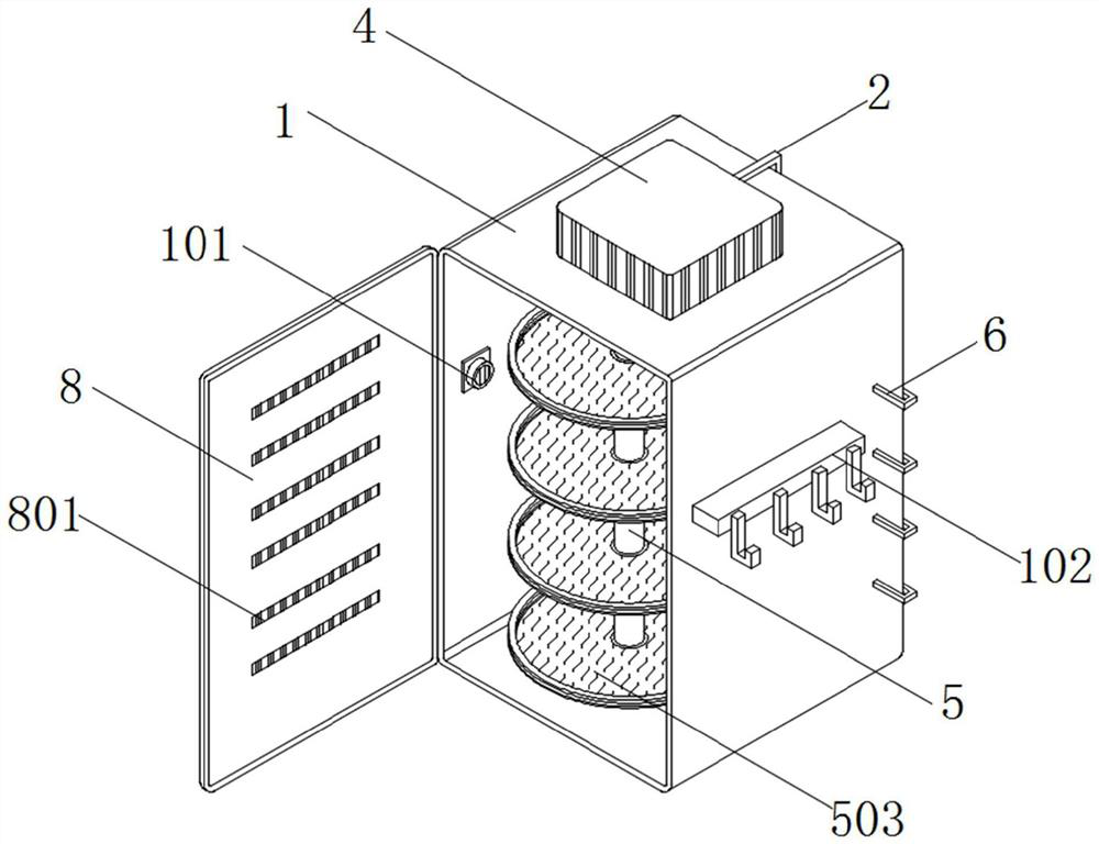 Drying equipment for disinfecting medical apparatus and instruments