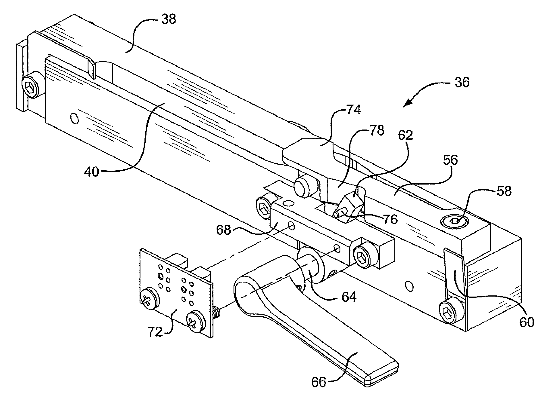 Clamp locking mechanism in device for welding plastic tubes