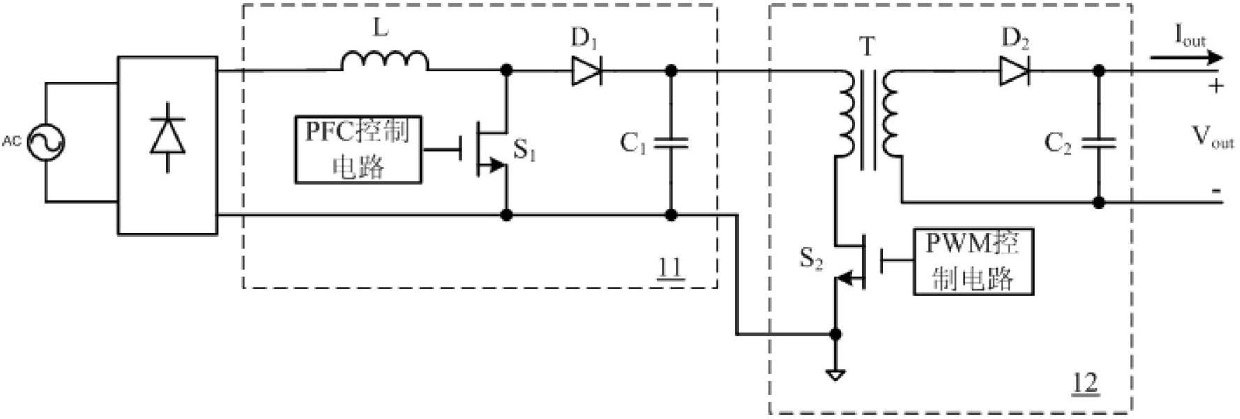 Control circuit and control method of flyback convertor and alternating current-direct current power converting circuit applying control circuit of flyback convertor