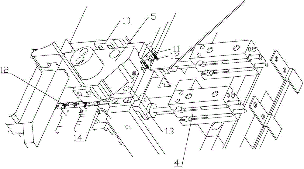 Automatic terminal crimping machine of RF antenna