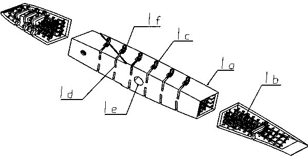 Pressure measurement device for wing elasticity shrinkage similarity model of large-size transport plane