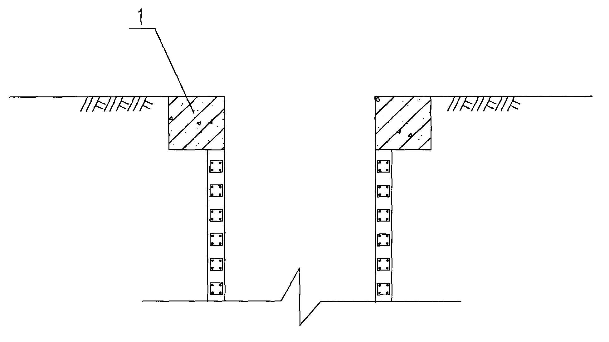 Process for constructing shield rapid inspection shaft