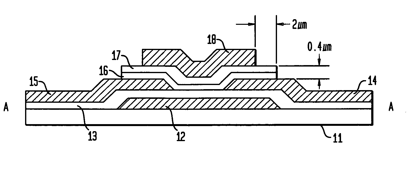 Thin film transistor and multilayer film structure and manufacturing method of same