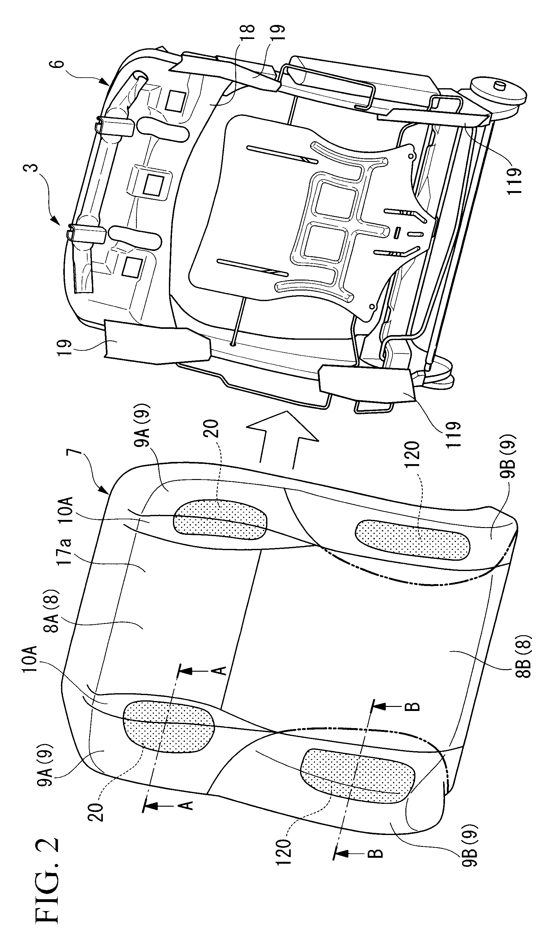 Seat of vehicle