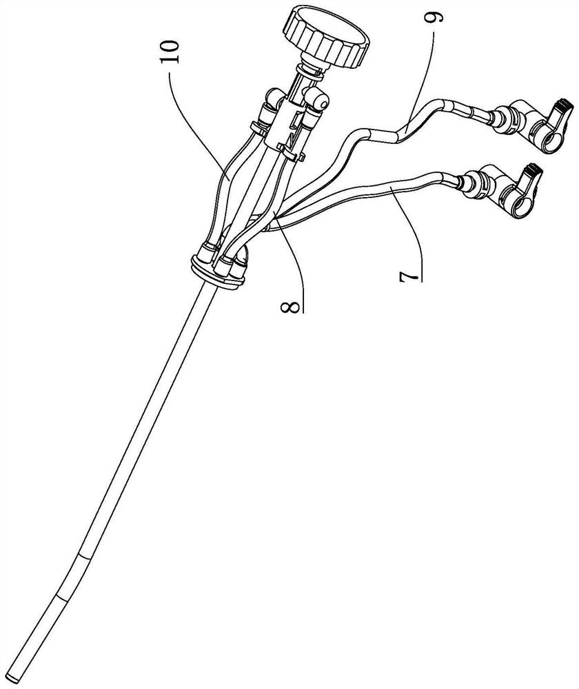 Anti-bending waterway connecting structure