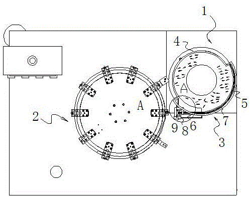 Crystal oscillator feeding mechanism based on flat forming conveyance